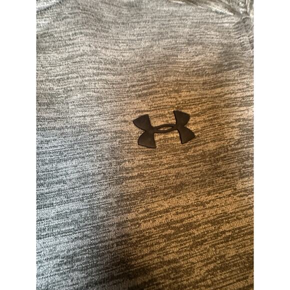 Under Armour Women's Coldgear Loose 1/4 Zip Stretch Top Heather Green Large - Picture 2 of 8